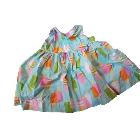 Carters 3 Month Blue ice Cream Sundress - Picture 1 of 4